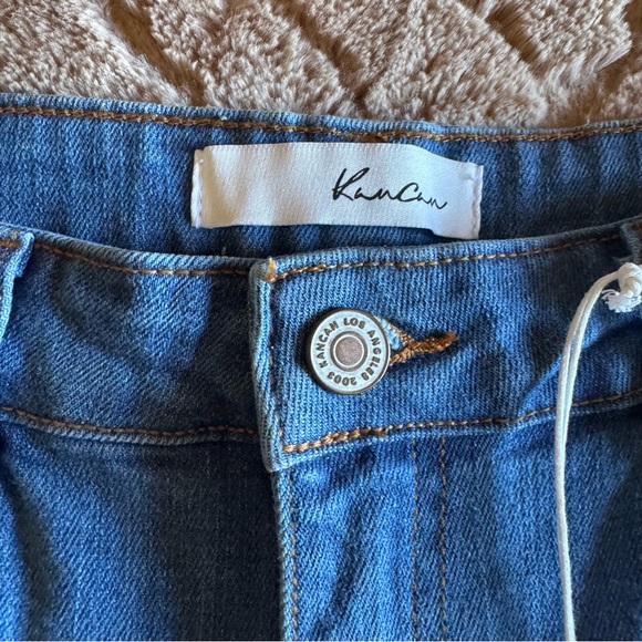 KanCan Light Blue Distressed Boyfriend Jeans - Picture 3 of 4